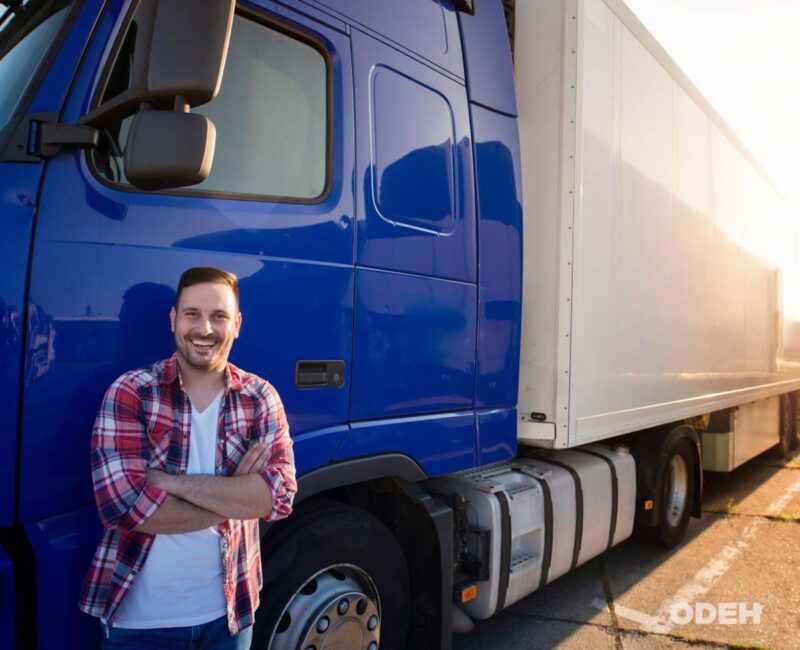 rental truck with driver