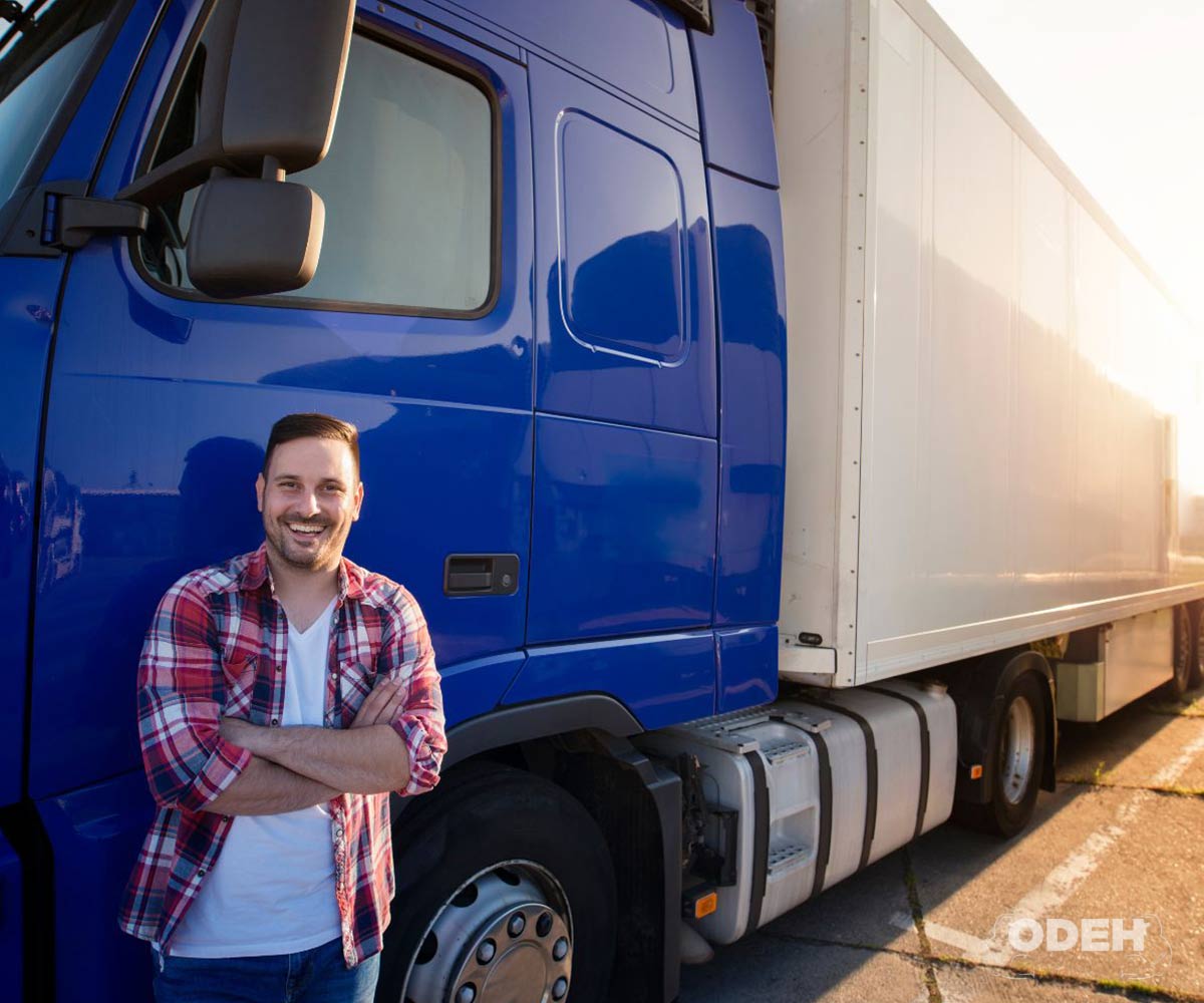rental truck with driver